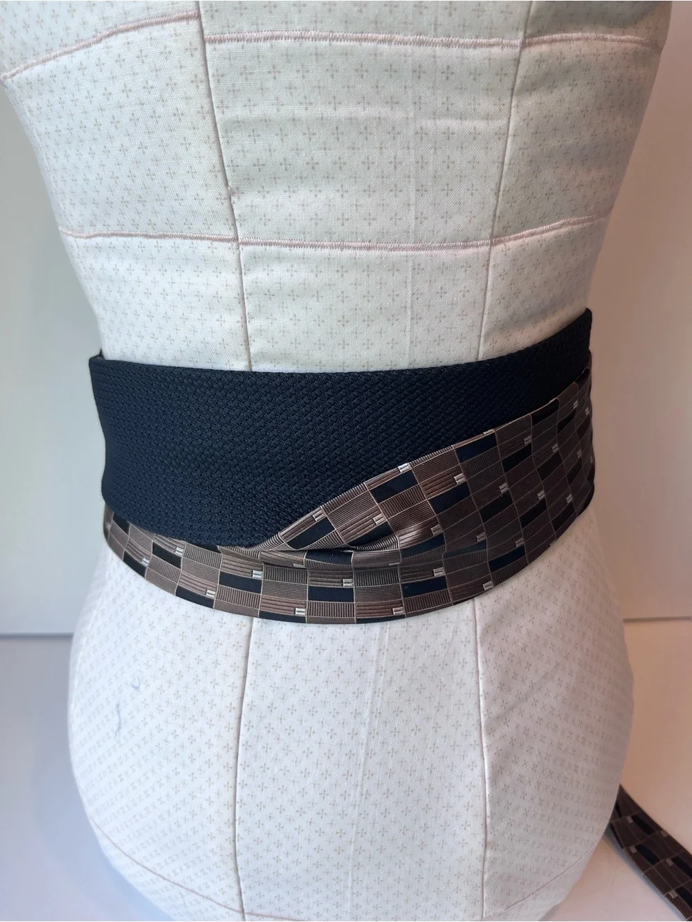 Upcycled Obi Belt Men’s Tie